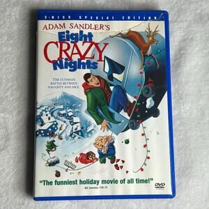 Eight Crazy Nights 2 Disc Special Edition DVD Adam Sandler Holiday Animated Movi